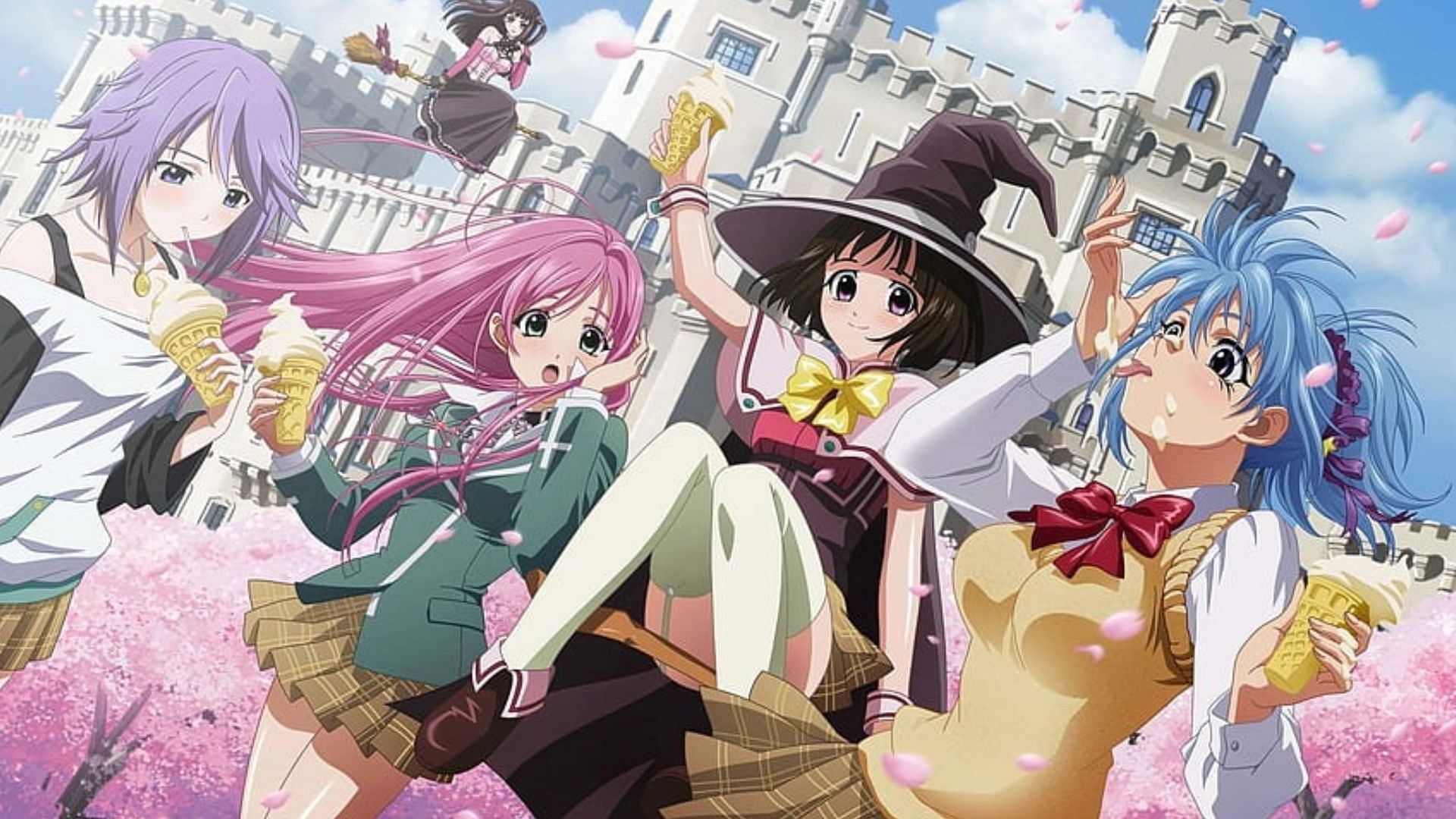 Vampire romance anime Rosario + Vampire (Image via Gonzo)